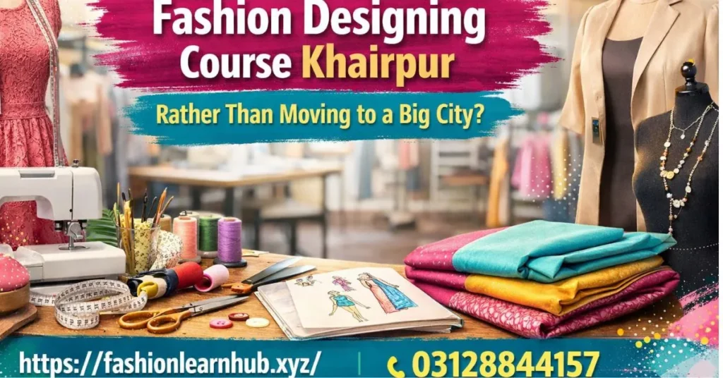 Fashion Designing Course Khairpur Rather Than Moving to a Big City