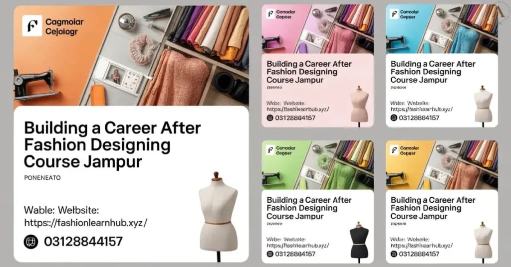 Building a Career After Fashion Designing Course Jampur