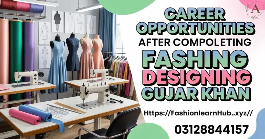 Career Opportunities After Completing Fashion Designing Course Gujar Khan