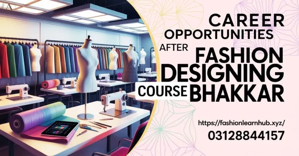 Career Opportunities After Fashion Designing Course Bhakkar