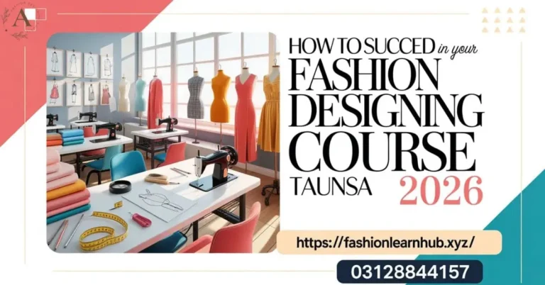 How to Succeed in Your Fashion Designing Course Taunsa 2026