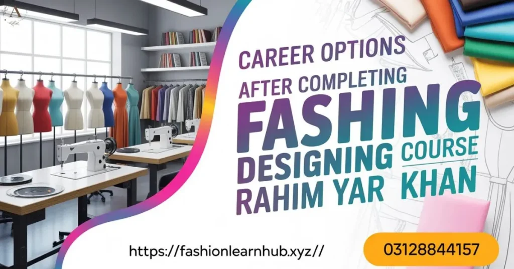 Career Options After Completing Fashion Designing Course Rahim Yar Khan