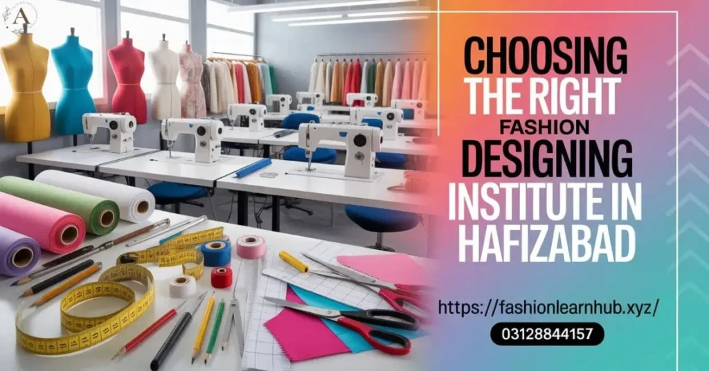 Choosing the Right Fashion Designing Institute in Hafizabad