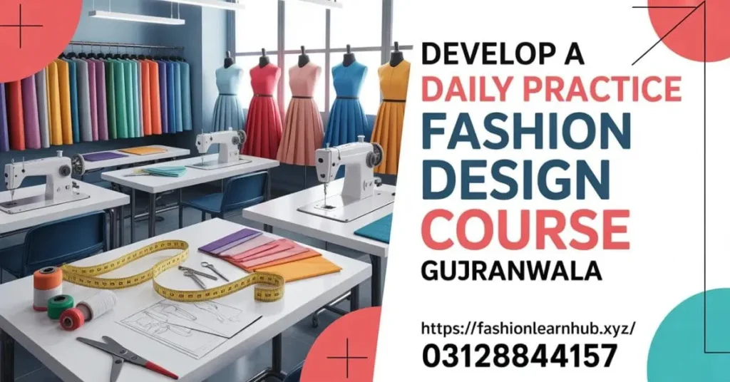 
Develop a Daily Practice Routine Fashion Design Course Gujranwala