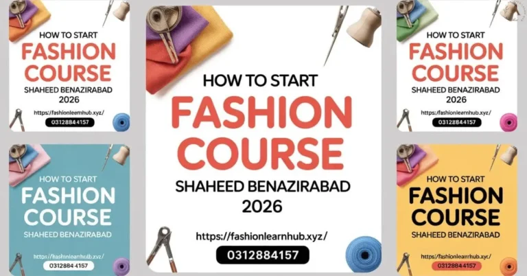 How to Start Fashion Course Shaheed Benazirabad 2026