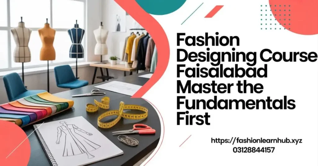 Fashion Designing Course Faisalabad: Master the Fundamentals First