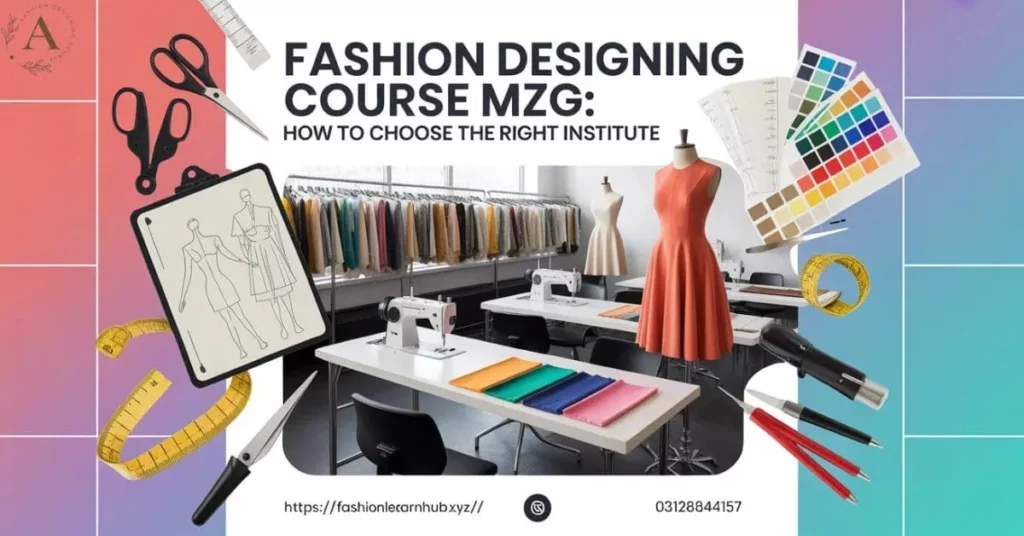 Fashion Designing Course MZG: How to Choose the Right Institute