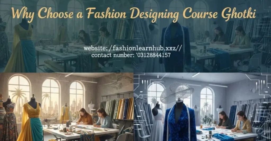 Why Choose a Fashion Designing Course Ghotki