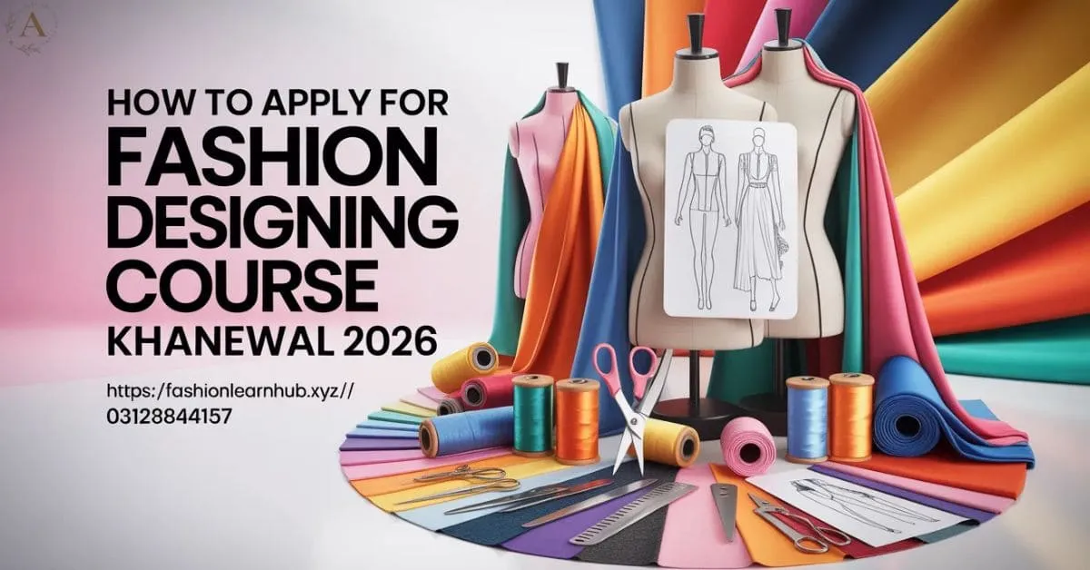 How to Apply for Fashion Designing Course Khanewal 2026