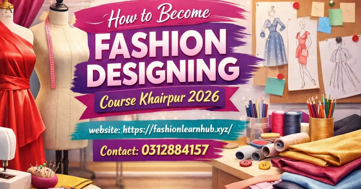 How to Become Fashion Designing Course Khairpur 2026