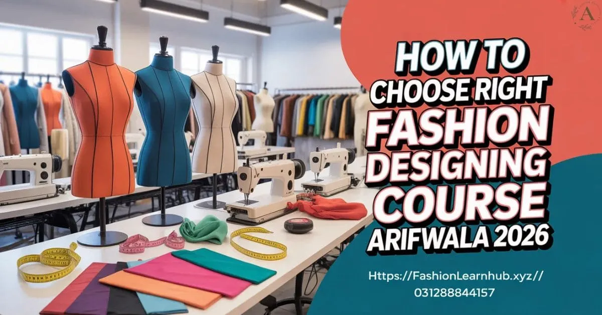 How To Choose Right Fashion Designing Course Arifwala 2026