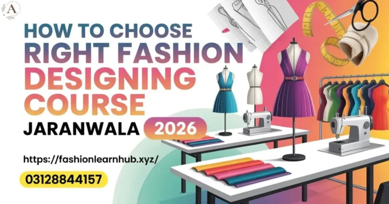 How to Choose Right Fashion Designing Course Jaranwala 2026