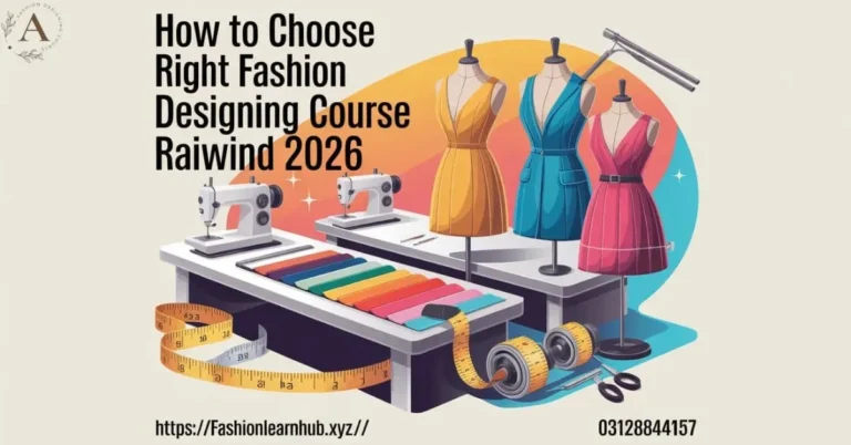 How to Choose Right Fashion Designing Course Raiwind 2026