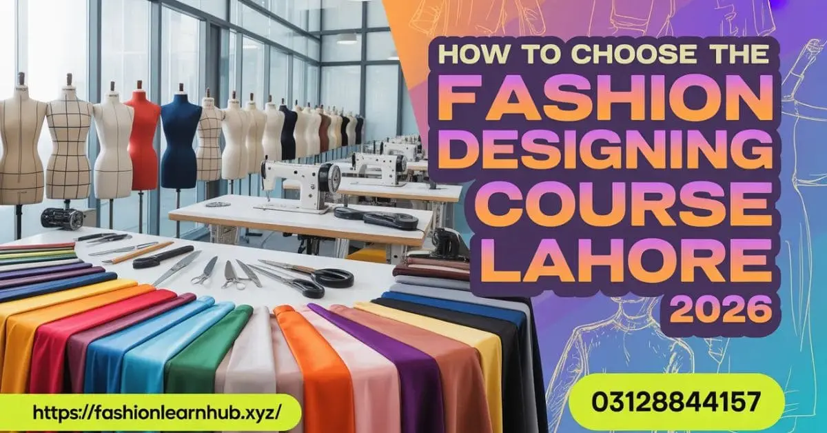 How to Choose the Right Fashion Designing Course Lahore 2026