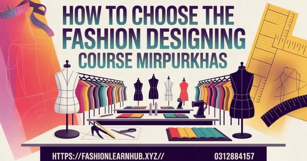 How to Choose the Right Fashion Designing Course Mirpurkhas
