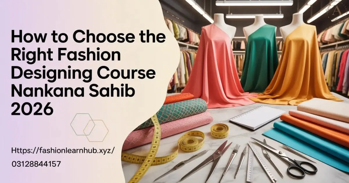 How to Choose the Right Fashion Designing Course Nankana Sahib 2026