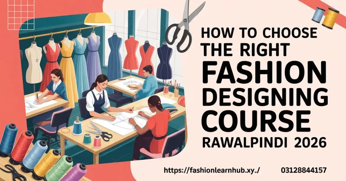 How to Choose the Right Fashion Designing Course Rawalpindi 2026