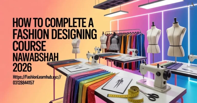 How to Complete a Fashion Designing Course Nawabshah 2026