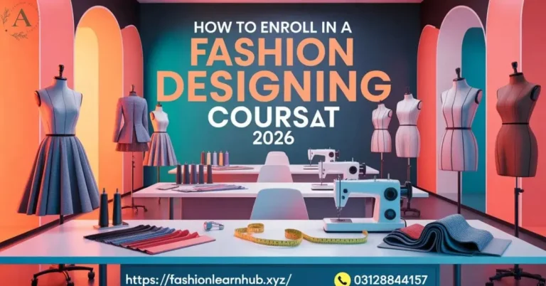 How to Enroll in a Fashion Designing Course Gujrat 2026