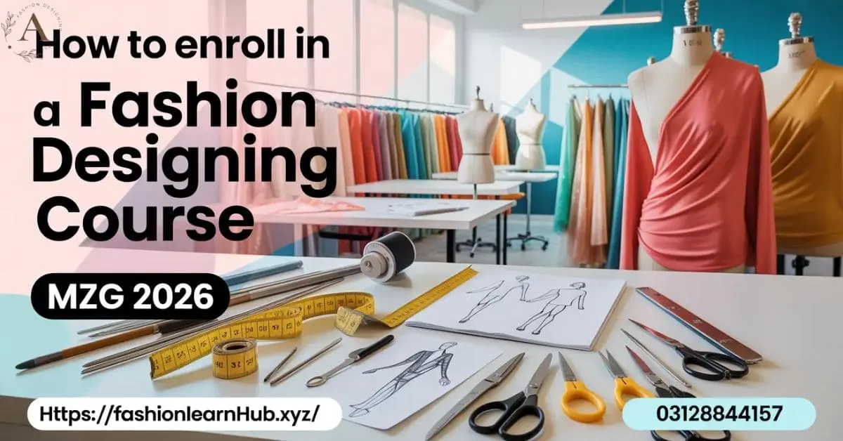 How to Enroll in a Fashion Designing Course MZG 2026