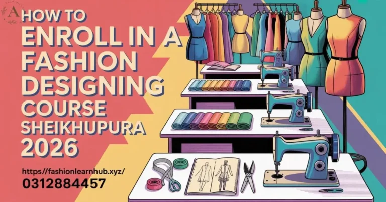 How to Enroll in a Fashion Designing Course Sheikhupura 2026