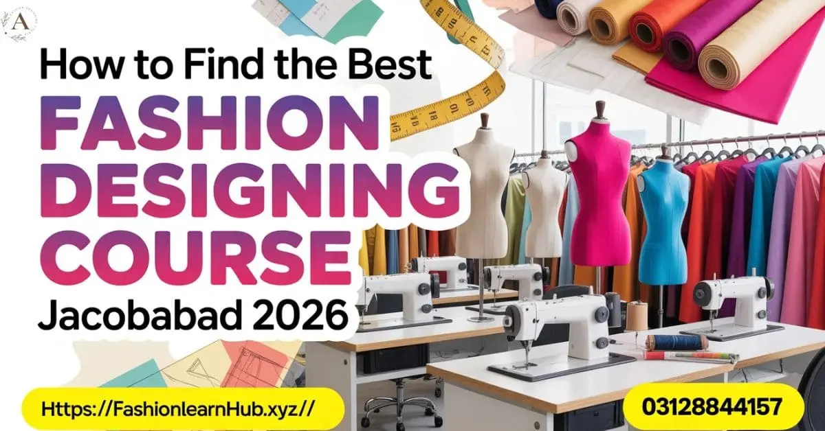 How to Find the Best Fashion Designing Course Jacobabad 2026
