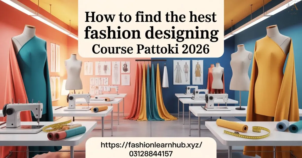 How To Find the Best Fashion Designing Course Pattoki 2026