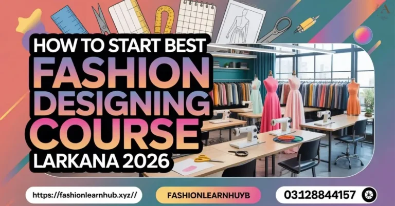 How to Start Best Fashion Designing Course Larkana 2026