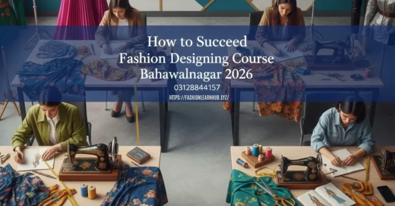 How to Succeed Fashion Designing Course Bahawalnagar 2026