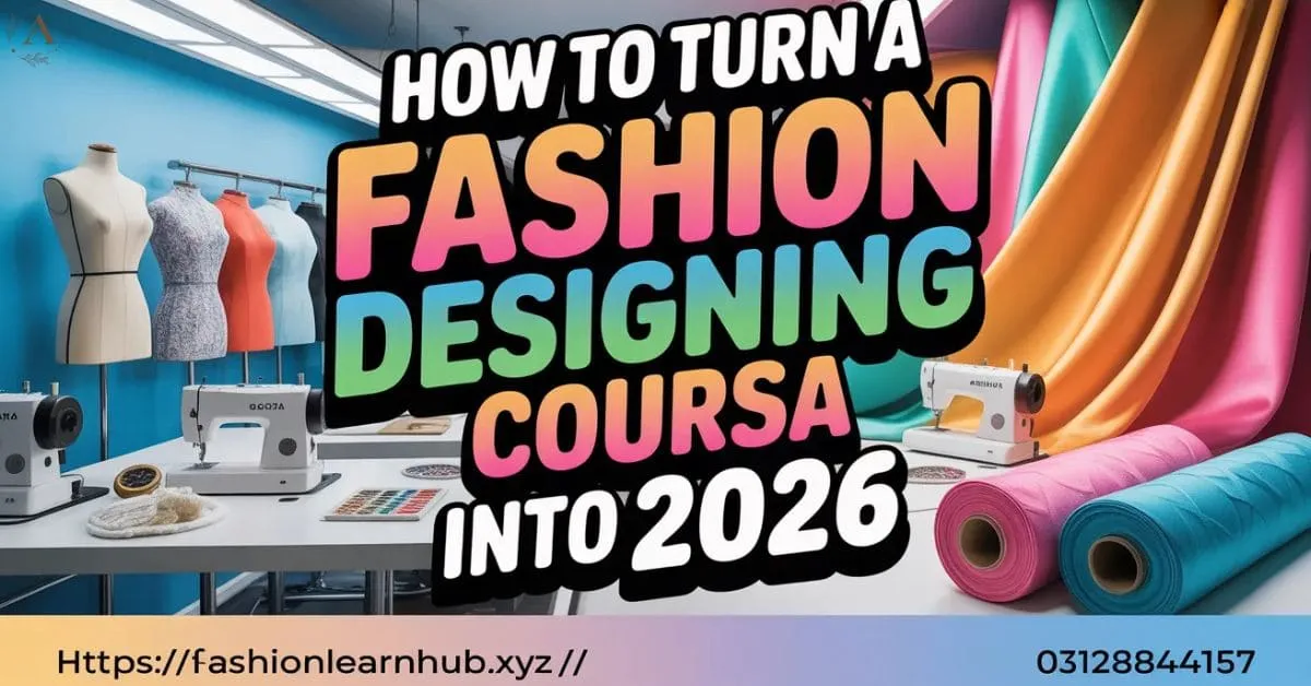 How to Turn a Fashion Designing Course Gojra Into 2026