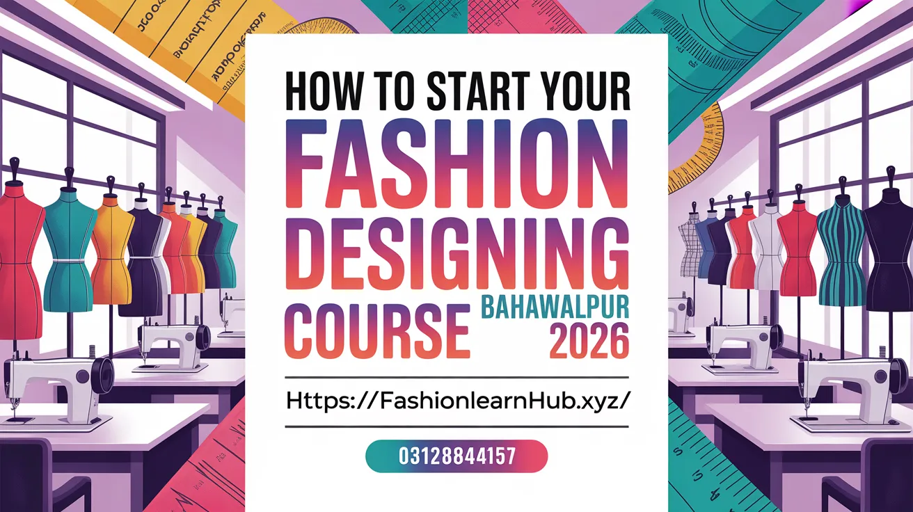 How to Start Your Fashion Designing Course Bahawalpur 2026