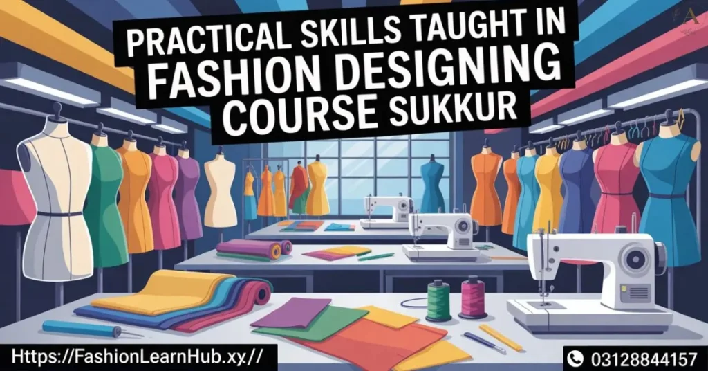 Practical Skills Taught in Fashion Designing Course Sukkur