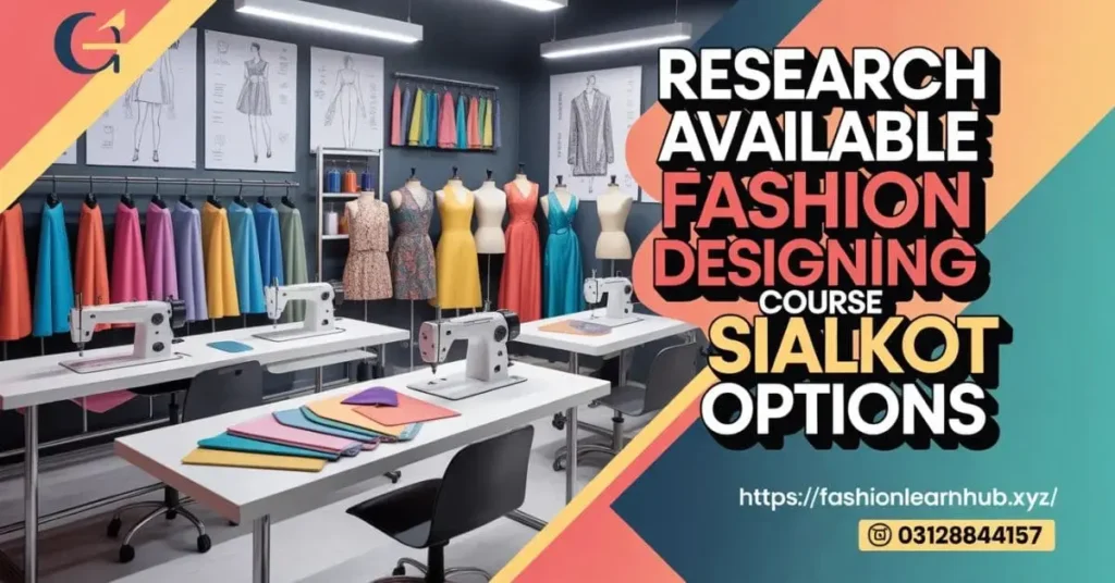 Research Available Fashion Designing Course Sialkot Options