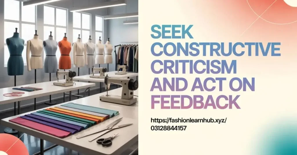 Seek Constructive Criticism and Act on Feedback