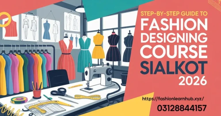 Step-by-Step Guide to Fashion Designing Course Sialkot 2026