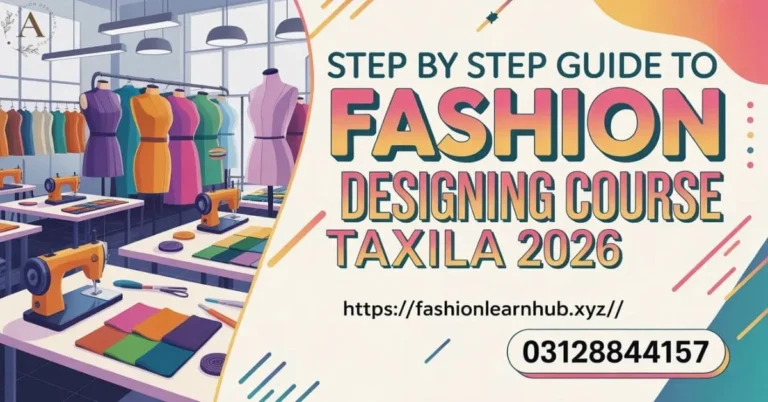 Step by Step Guide to Fashion Designing Course Taxila 2026