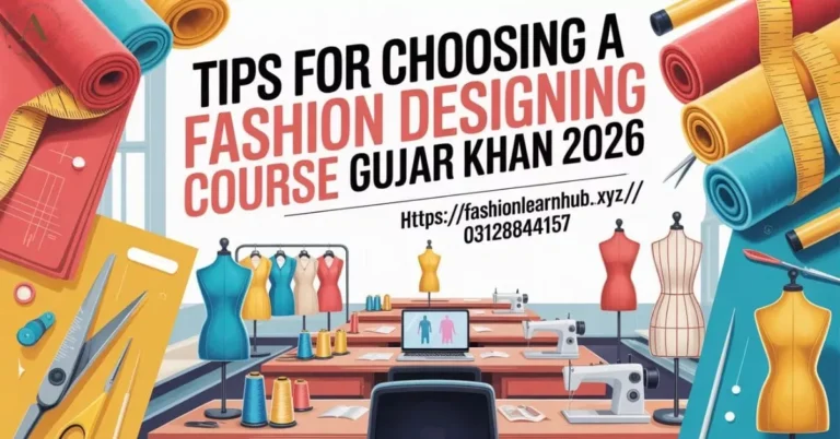 Tips for Choosing a Fashion Designing Course Gujar Khan 2026