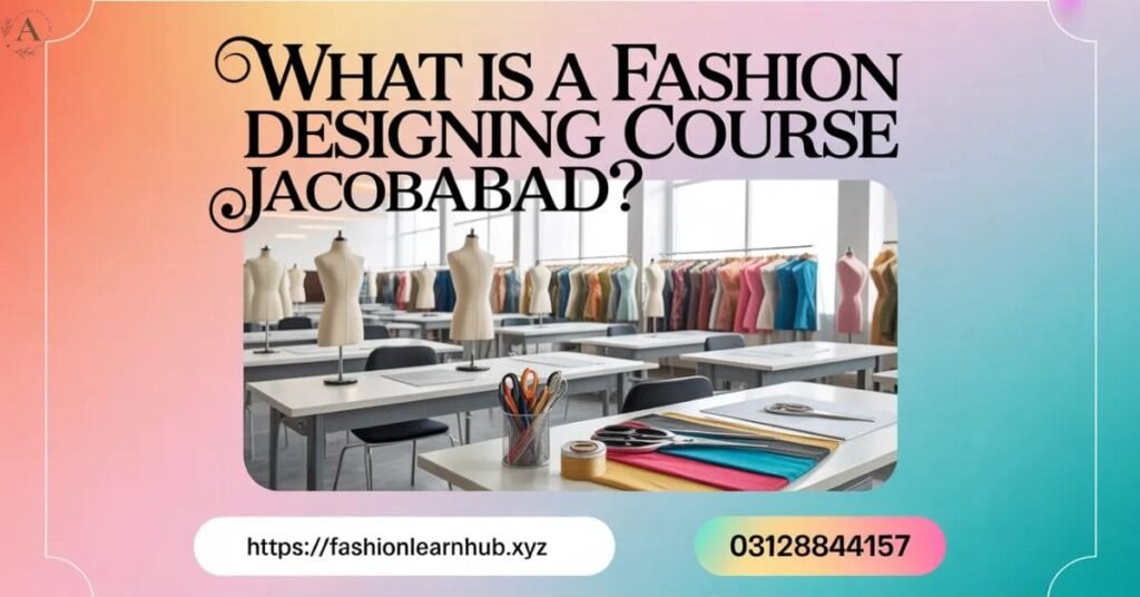 What Is a Fashion Designing Course Jacobabad?