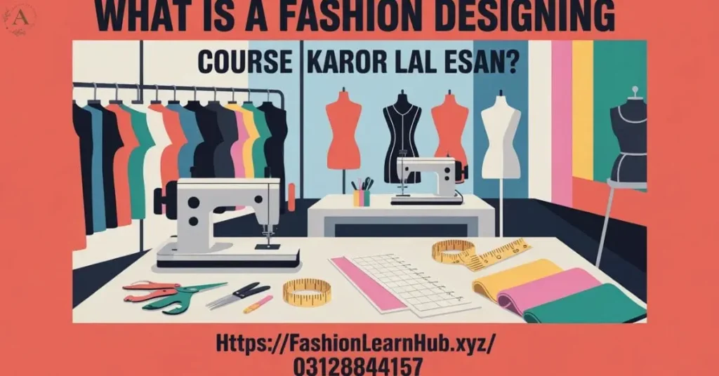 What Is a Fashion Designing Course Karor Lal Esan?