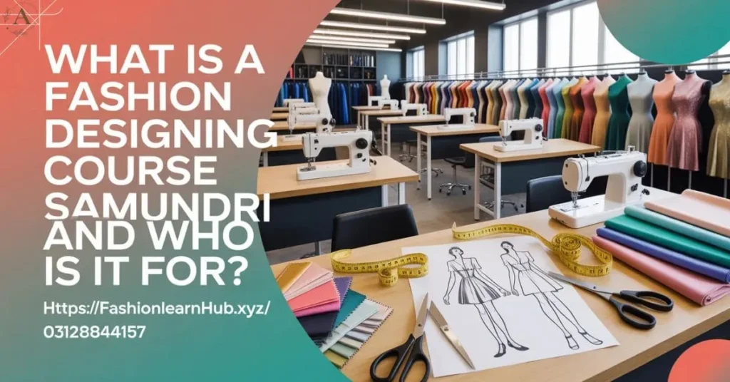 What Is a Fashion Designing Course Samundri and Who Is It For?