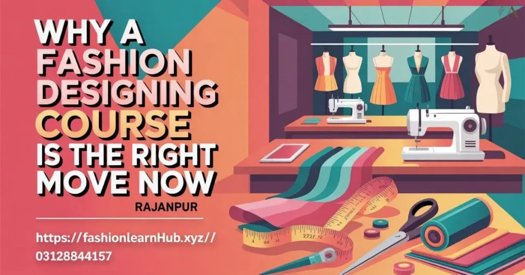 Why a Fashion Designing Course Rajanpur Is the Right Move Now