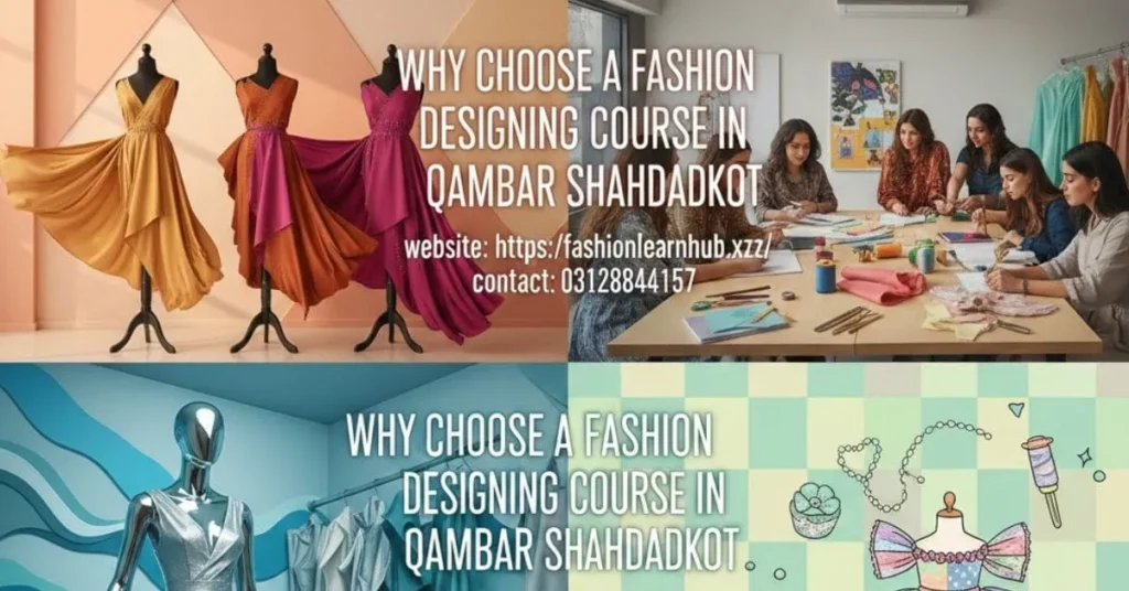 Why Choose a Fashion Designing Course in Qambar Shahdadkot