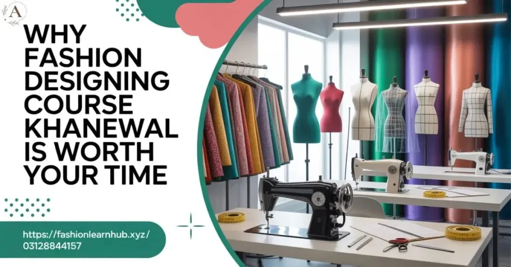 Why Fashion Designing Course Khanewal Is Worth Your Time
