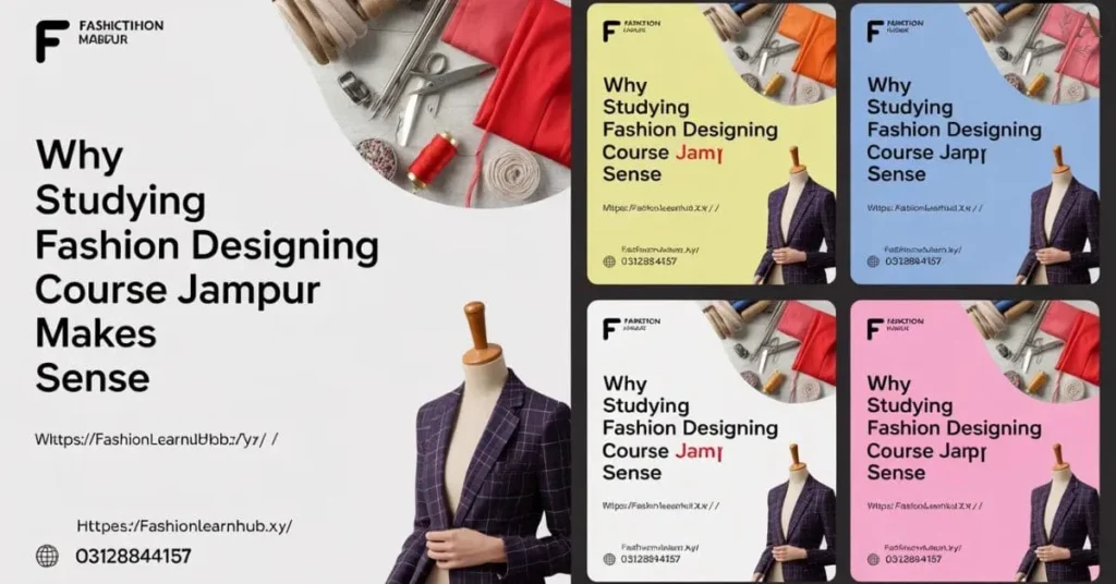 Why Studying Fashion Designing Course Jampur Makes Sense