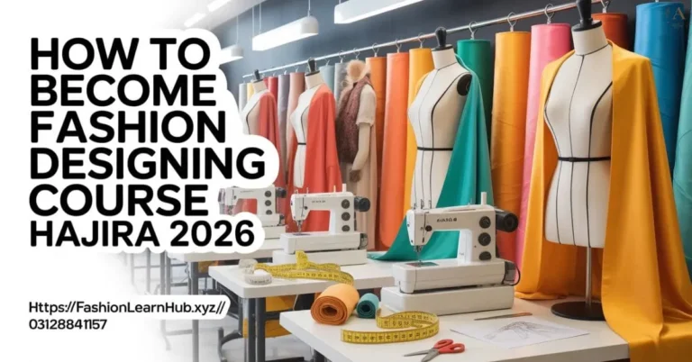 How to Become Fashion Designing Course Hajira 2026