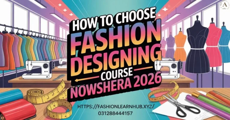 How to Choose Fashion Designing Course Nowshera 2026