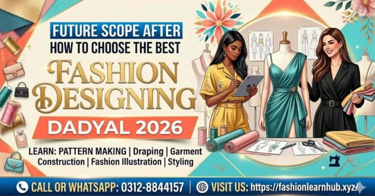 How to Choose the Best Fashion Designing Course Dadyal 2026