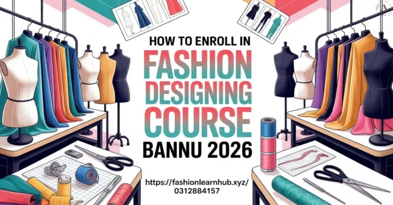 How to Enroll in Fashion Designing Course Bannu 2026