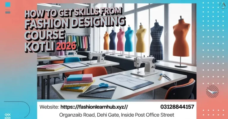 How to Get Skills from Fashion Designing Course Kotli 2026