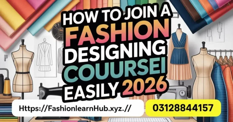 How to Join a Fashion Designing Course Palandri Easily 2026